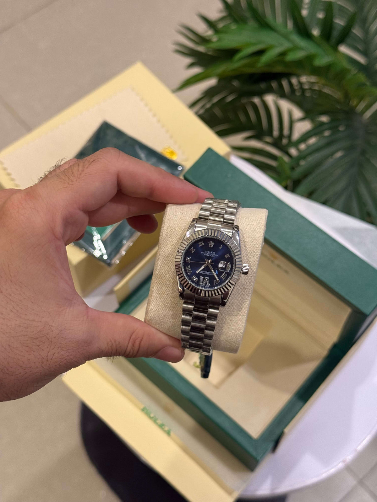 Women Rlx Navy Blue dial