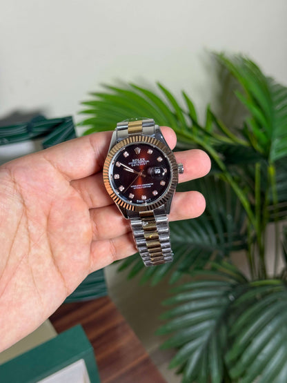 Rolex Day Just Chocolate semi Auto