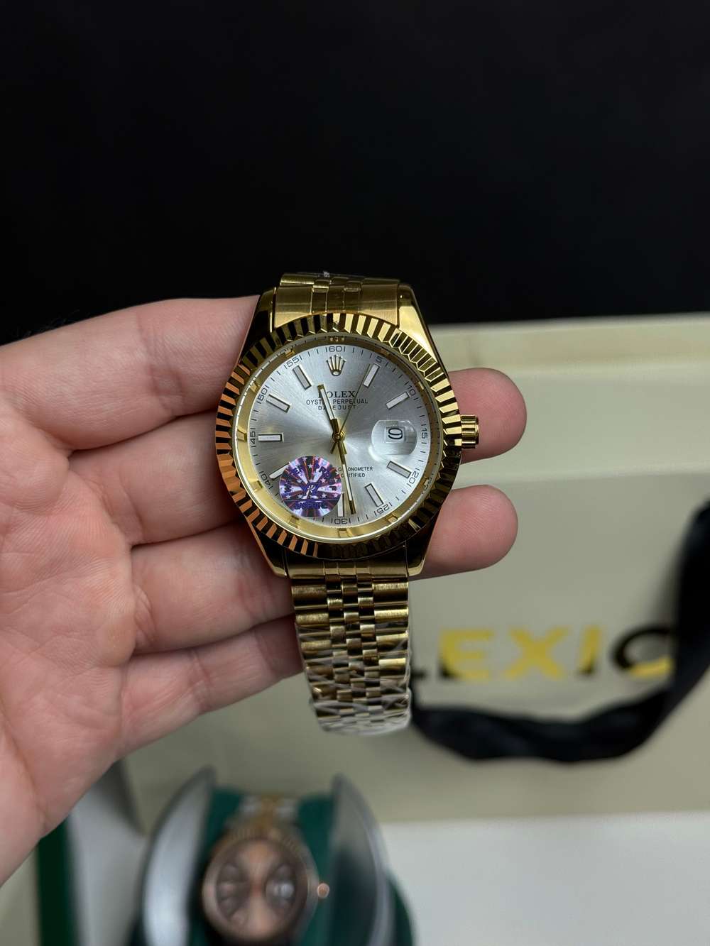 Rolex Gold White