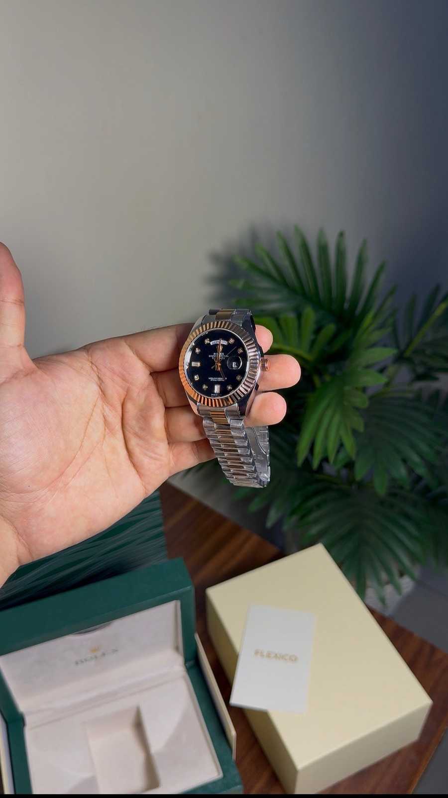 Rolex Ever Rose Black Dial